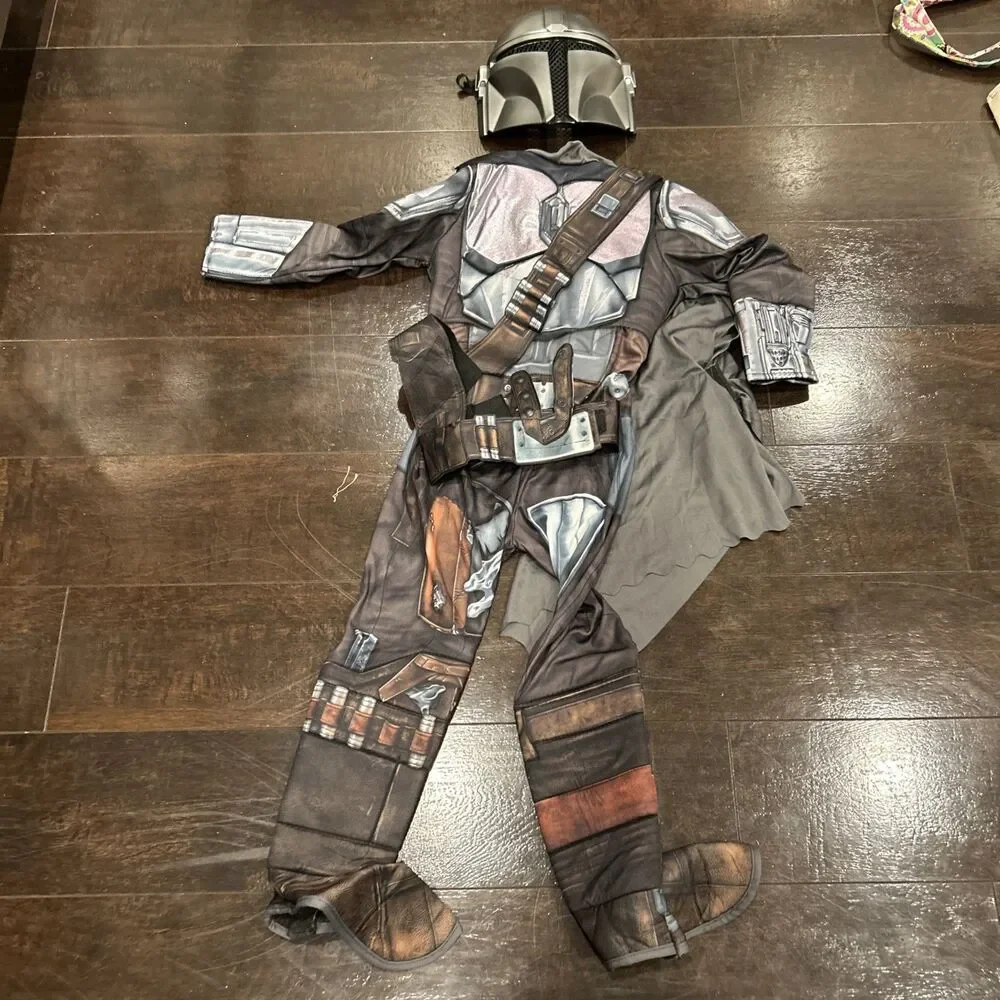 Rubie’s Star Wars The Mandalorian Beskar Armor Child Sz Small Halloween Costume - Picture 6 of 9